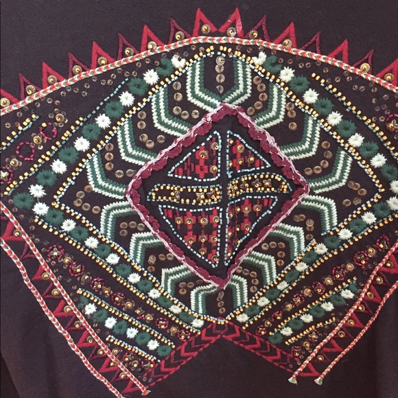 ZARA tribal pattern sweatshirt - Picture 4 of 4